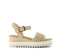 TOMS, Panier métallique en daim tressé champagne, 38.5 EU