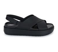 Sandales compensées femmes Crocs BROOKLYN LUXE X-STRAP Noir 39 / 40