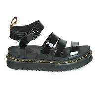 Sandales compensées femmes Dr. Martens BLAIRE BLACK PATENT LAMPER Noir 41