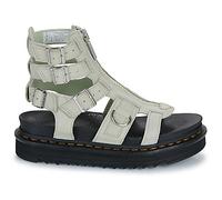 Sandales compensées femmes Dr. Martens Olson Smoked Mint Tumbled Nubuck Beige 38