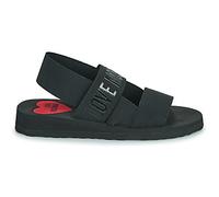 Sandales compensées femmes Love Moschino ELASTIC BICOLOR Noir 40
