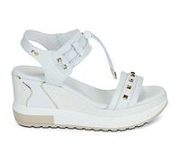 Sandales compensées femmes NeroGiardini E616051D-707 Blanc 38