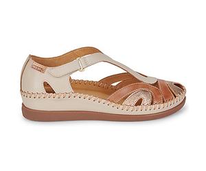 Sandales compensées femmes Pikolinos CADAQUES W8K Beige 38