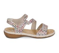 Sandales compensées femmes Rieker 659C7-94 Multicolore 37
