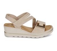 Sandales compensées femmes Rieker 67410-62 Beige 38
