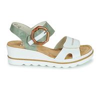Sandales compensées femmes Rieker 67476-81 Vert 39