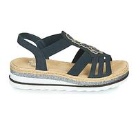 Sandales compensées femmes Rieker LOUANN Noir 37