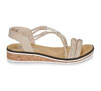 Rieker Sandales compensées V3671-62 in Beige 36