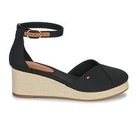 Sandales femmes Tommy Hilfiger FLAG CLOSED TOE MID WEDGE ESPAD Noir 38