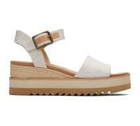 Sandales compensées femmes Toms DIANA Blanc 42