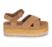 Sandales compensées femmes UGG W AUBREY ANKLE STRAP Marron 39