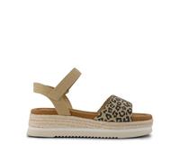 TOMS Diana Sandale cale, Petits Pois léopard à l'avoine, 35 EU