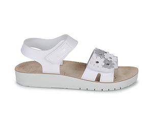 Sandales compensées filles Geox J SANDAL COSTAREI GI Blanc 28
