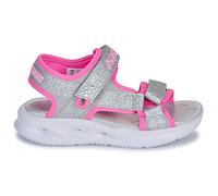 Sandales compensées filles Skechers S-LIGHT: SOLA GLOW SANDAL Argenté 32