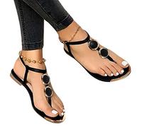 Sandales CompenséEs Pour Femme Classiques - Piscine Plage Sandales Claquette Femme éTé Sandale Femme Cuir Sandales Plates Toe Comfy Chaussures Mules Talon Haut Tongs Pantoufles DéContractéEs