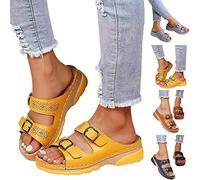 Sandales compensées pour femme, sandales d'extérieur pour femme, imperméables, creuses, respirantes, chaussures de loisirs, pantoufles à boucle tendance, chaussures de bain légères et durables, pour