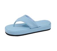 Sandales compensées Tendance, Mules été Entre-Doigts, Tongs Plage Semelle Souple, pour intérieur, extérieur, Vacances et Plage