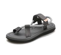 Sandales Correctrices D'oignons, Sandales Élégantes Et Respirantes pour Homme avec Brides Croisées Réglables, Chaussons Ouverts Antidérapants Durables Usage, pour L'intérieur L'extérieur(Gris,44 EU)