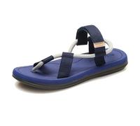 Sandales Correctrices D'oignons, Sandales Élégantes Et Respirantes pour Homme avec Brides Croisées Réglables, Chaussons Ouverts Antidérapants Durables Usage, pour L'intérieur L'extérieur(Blue,40 EU)