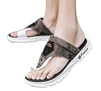 Sandales correctrices d'os pour gros orteils pour hommes, sandales confortables pour les oignons, sandales respirantes pour la correction des pieds du gros orteil ( Color : Brown , Size : 42 EU )