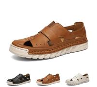 Sandales Creuses À Bout Fermé Pour Hommes, Chaussures Randonnée En Plein