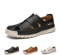 Sandales Creuses À Bout Fermé Pour Hommes, Chaussures Randonnée En Plein