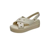Sandales - CROCS - Brooklyn 4U Cross Strap - Beige - À scratches - Compensé 37/38
