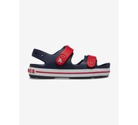 Crocs Unisexe Enfant Crocband Cruiser Sandal T Sandales, Navy/Varsity Red, 22/23 EU