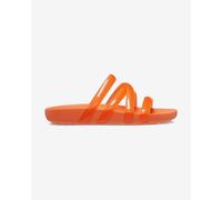 Sandales Crocs Splash Glossy Strappy rose femme - 34-35