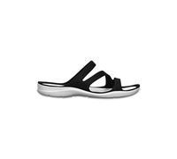 Sandales Crocs Swiftwater Sandal Blanches et noires Taille 34-35 Noir / Blanc