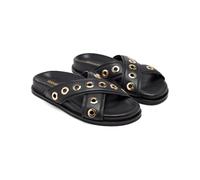 Sandales Cuir avec Oeillets ET Fils HILES