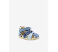 Sandales cuir bébé Bigbazar-2 Iconique Biboo KICKERS® bleu tricolore 27