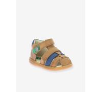Sandales Enfant - Kickers - Kick Pod - Cuir - Camel-Marine - Plat 23