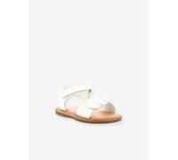 Sandales cuir bébé Dyastar 858582-10-3 KICKERS® blanc 24