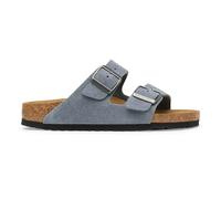 Sandales cuir Birkenstock Arizona Suede Bleu 37 Ãtroit