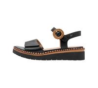 Sandales Cuir Compensé Tamaris Comfort - Noir 40