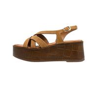Sandales Cuir Compensée Tamaris - Cognac 38