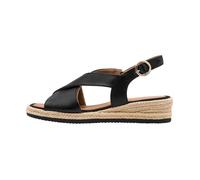Sandales Cuir Compensée Tamaris Comfort - Noir 37