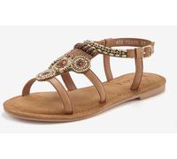 Sandales cuir de qualité - LASCANA - coloris chamois COLORIS CHAMOIS 37