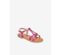Sandales cuir enfant Backle PAR M. BELARBI fuchsia 34