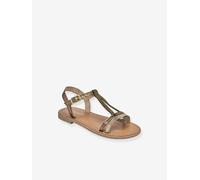 Sandales cuir enfant Bada PAR M. BELARBI bronze 32