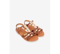 Sandales cuir enfant Badami LES TROPEZIENNES® PAR M.BELARBI marron 34