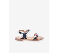 Sandales cuir enfant Bonbon PAR M. BELARBI bleu imprimé 29