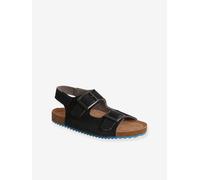 Sandales cuir enfant ouverture totale marine 24