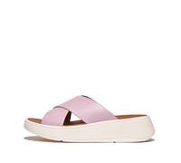 Fitflop Sandales compensées F-Mode cuir pour femme Tout noir 36 EU