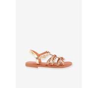 Sandales cuir fille Baia LES TROPEZIENNES® PAR M. BELARBI or/multi 32