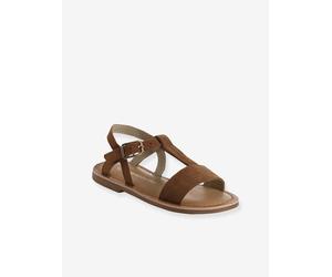 Sandales cuir fille collection maternelle marron 28