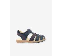 Sandales cuir garçon Platinium KICKERS® marine 31