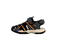 Geox J Borealis Boy B Sandale, Navy/Orange, 27 EU