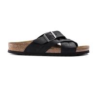 Sandales cuir huilÃ© Birkenstock Lugano Noir 35